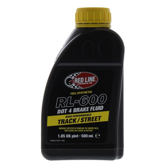 Red Line RL-600 Brake Fluid 16.9 Oz - Click Image to Close